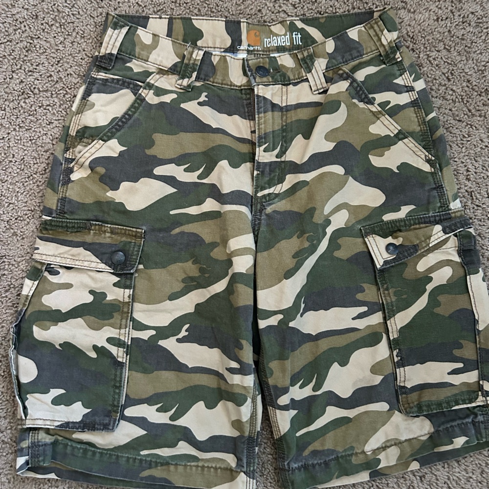 Carhartt Camo Cargo Shorts